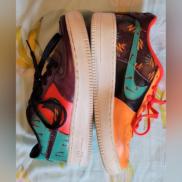 Nike Air Force 1 LV8 GS Low What The 90s Multicolor AT3407-600 6.5Y - Picture 2 of 6